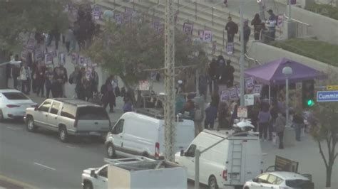 About 55,000 Los Angeles County workers go on strike, pausing some ...