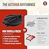 Buy Victoria 8 inch Cast Iron Tortilla Press and Pataconera, Original ...