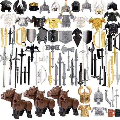 Metalakaermedieval Ancient Rome Knight Minifigures Accessories Kit ...