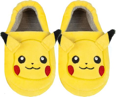 Buy Pokemon Pikachu Slippers for Boys and Girls 3D Character Kid's ...