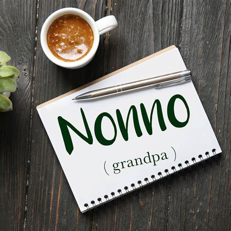 How to Say "Grandpa / Grandfather" in Italian - Nonno - Daily Italian Words