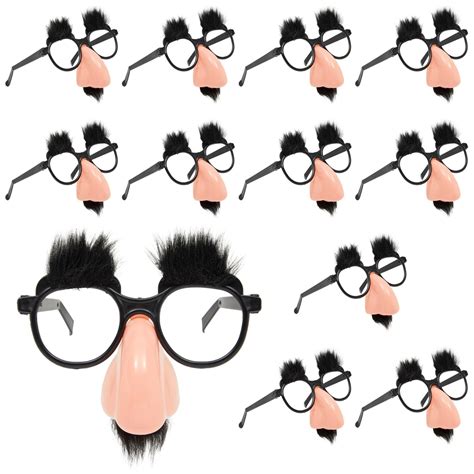 Amazon.com: Juvale 12 Pack Funny Nose Disguise Glasses with Mustache ...