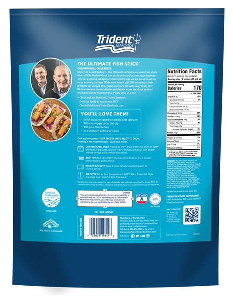 The Ultimate Fish Stick® 4 lb (60 count) | Trident Seafoods®