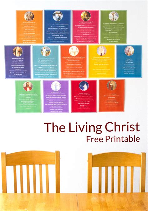 The Living Christ Study Journal & Art Prints - FREE PRINTABLES ...