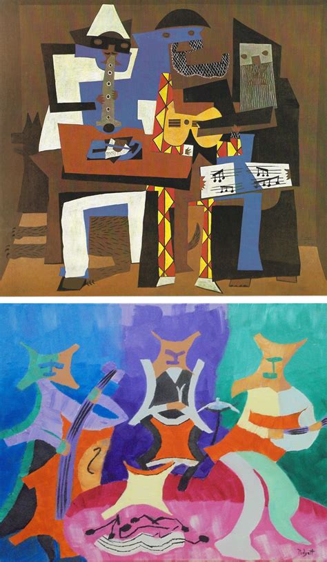 Picasso 1921 "Three Musicians" Padgett 2019 | Painting, Artwork, Picasso