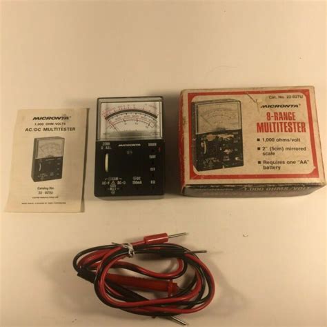 Image result for Micronta 8 Range Multitester