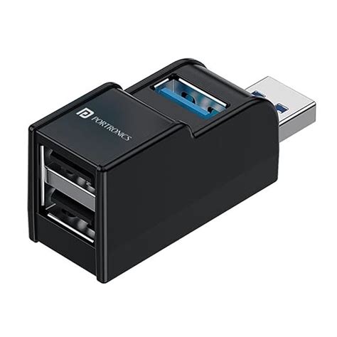 Portronics Mport 3A USB Hub Dock 3-in-1 Multiport Adapter