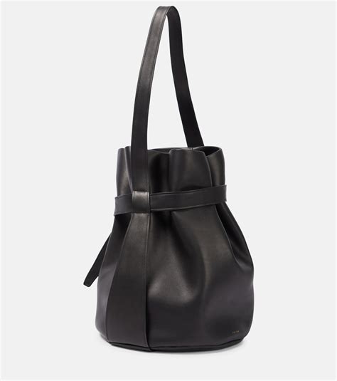 The Row - Leo Large leather bucket bag The Row