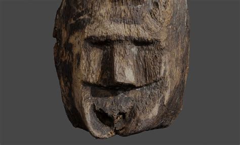 Divers Uncover a 1,000-Year-Old Haunting Ancient Face in Poland