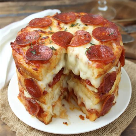 Pizza Cake - The Ultimate Layered Pizza Creation - Recipes by Clare