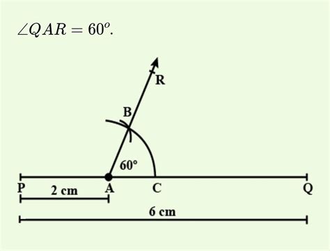 Draw a line segment PQ = 7 cm . Construct an angel of 90 at P and an ...