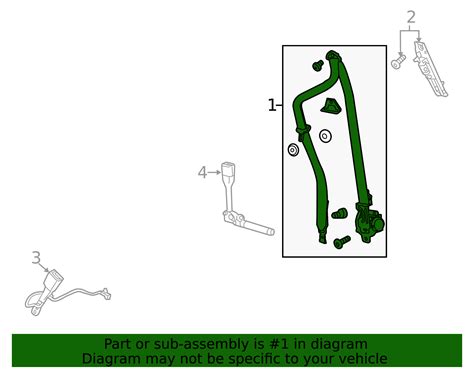 2024-2025 Buick Envision Lap & Shoulder Belt 26534369 | Parts McElveen