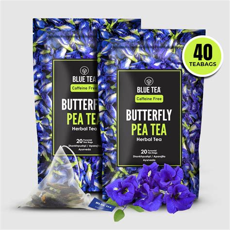 Buy Pack of 2 Butterfly Pea Flower Tea 20 Teabags- Blue Tea