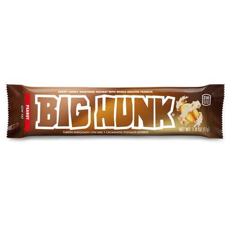 Big Hunk Candy Bar | Honey Nougat Bar with Peanuts – Annabelle Candy ...