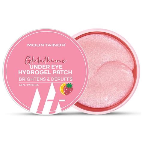 MOUNTAINOR Glutathione Under Eye Hydrogel Patches | for Dark Circles ...