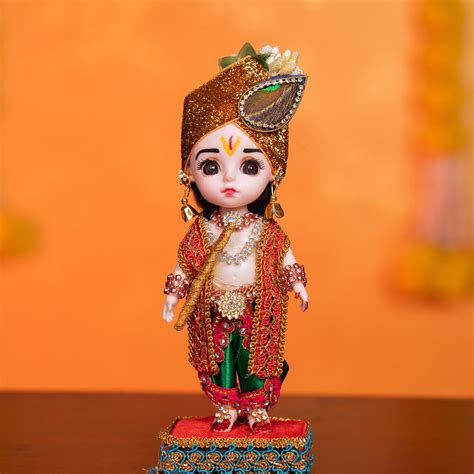 Krishna- Golu Display Doll - 7.5 Inches - KI09112 – Ikyem