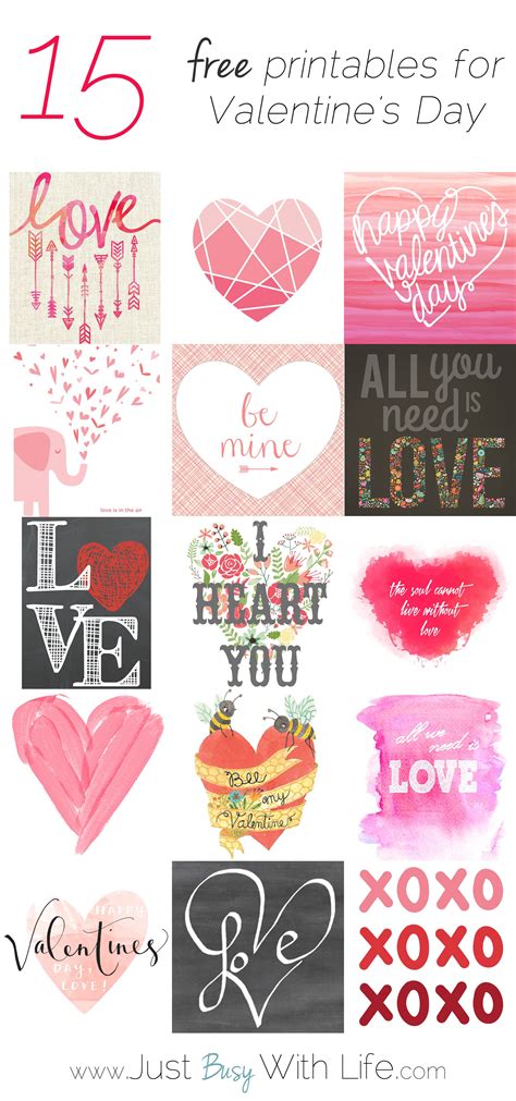 Free Printable Valentine's Day Printable Decorations
