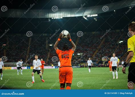 Netherlands Vs Denmark in Action during Football M Editorial Stock ...