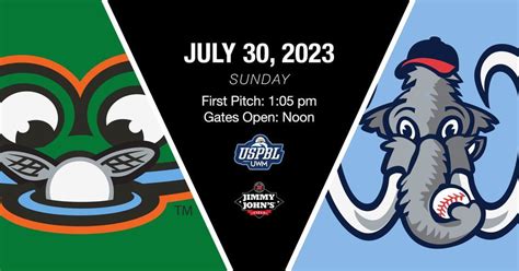 Eastside Diamond Hoppers vs. Westside Woolly Mammoths, Jimmy John's ...