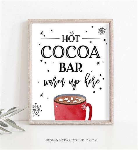 Printable Hot Chocolate Signs | Fanny Printable
