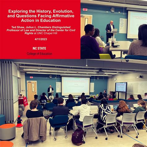 Phenomenal event this afternoon with Professor Ted Shaw, the Julius L ...