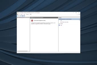 Trusted Platforrm Module Cannot Load Management Console 的图像结果