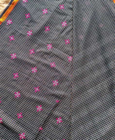 Malini Kasuti Handwoven Cotton Saree – Kasuti Kavana