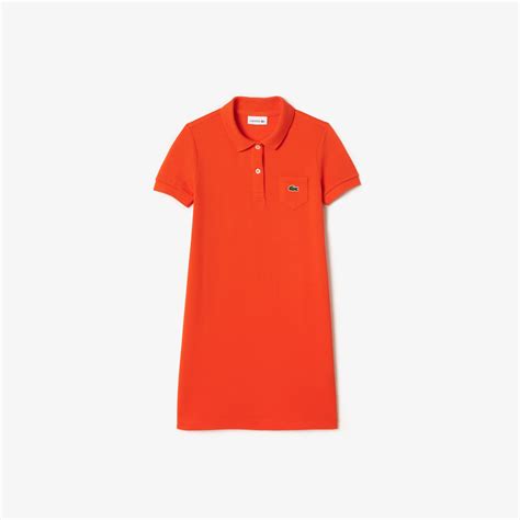 Girls' Polo-Style Cotton Dress