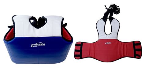 Prospo Taekwondo Chest Guard Plain (Reversible) Chest Protector/ Solid ...