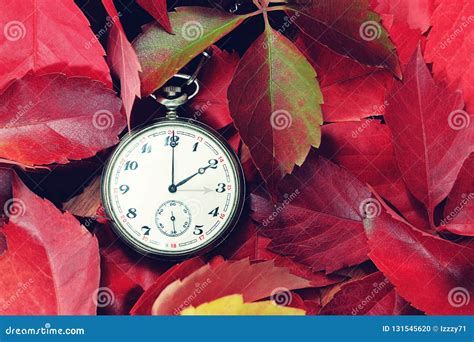 Daylight Saving Time, Fall Back Time, Winter Time Change Stock Photo ...