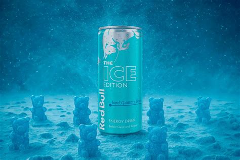 Red Bull's Iced Gummy Bear is back as the ongoing Ice Edition