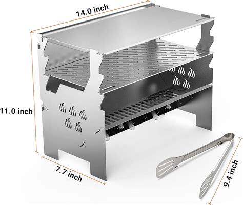 Onlyfire only fire Detachable Portable Charcoal Wood Grill India | Ubuy