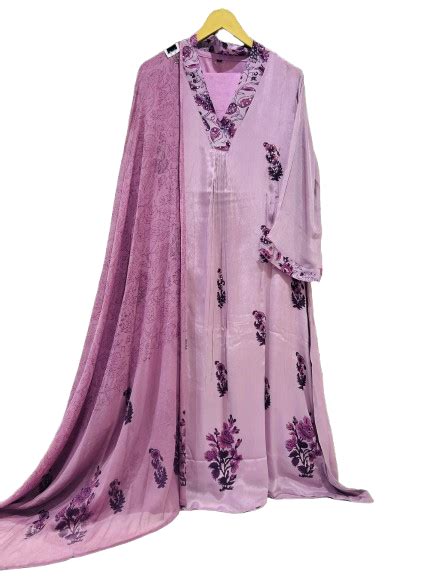 Pure chinon lining suit set– Aashvi Couture