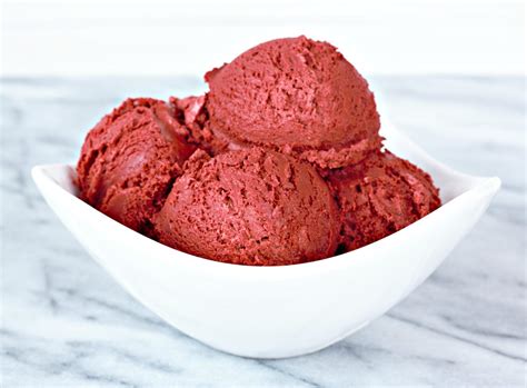 Red Ice Cream Homemade Red Velvet Ice Cream Healthy Life Trainer