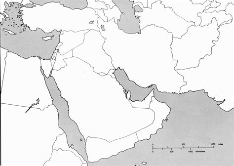 6 Free Southwest Asia Maps In PDF
