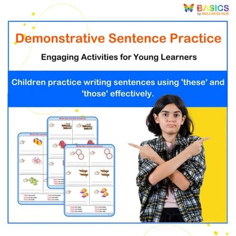 These & Those – Write the Correct Sentence PDF for Kids
