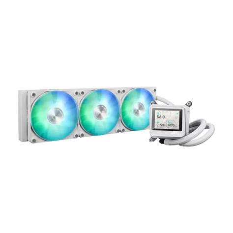 ASUS AYW Gaming LC 360 ARGB LCD 360mm AIO Liquid Cooler - White ...