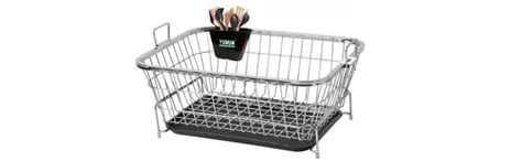 Yumun Stainless Steel Dish Drainer Rack with Drip Tray / Utensil Drying ...