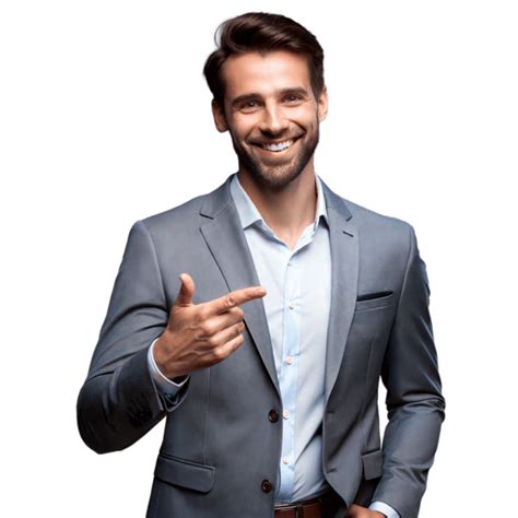 Business Man Pointing PNG 的图像结果
