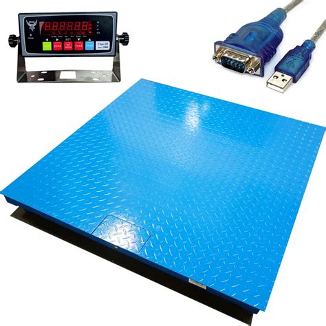 Buy PEC Scales Warehouse Heavy Duty Industrial Pallet Floor Scale with ...