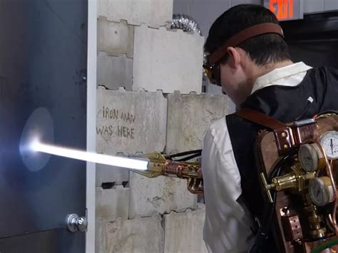 YouTuber Makes Life-Like Lightsaber That Destroys Concrete At 2200 ...