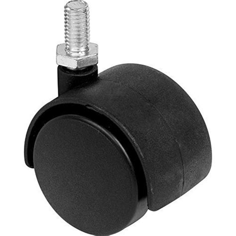 NNSF Twin Castor Wheels Thread Type Set of 4 pcs for revolving Chairs ...