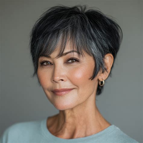 28 Sleek Pixie Cuts with Long Bangs for Ladies In Their 50s That Are ...
