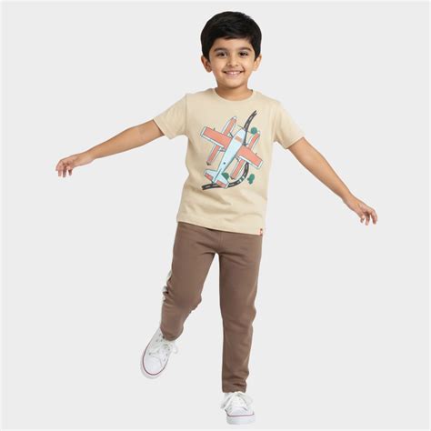 Half Sleeves Unisex T-Shirt & Joggers Set | Plane Ride – orangesugar