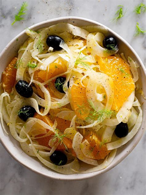 Sicilian Fennel and Orange Salad - Italian Easy Recipes