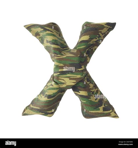 Camouflage english alphabets font texture - 3D Render Image Stock Photo - Alamy