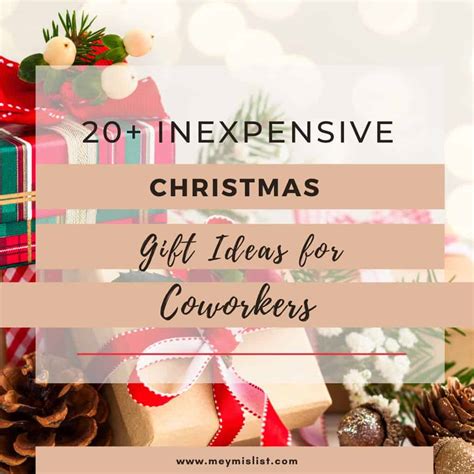 20+ Inexpensive Christmas Gift Ideas for Coworkers | MeymisList