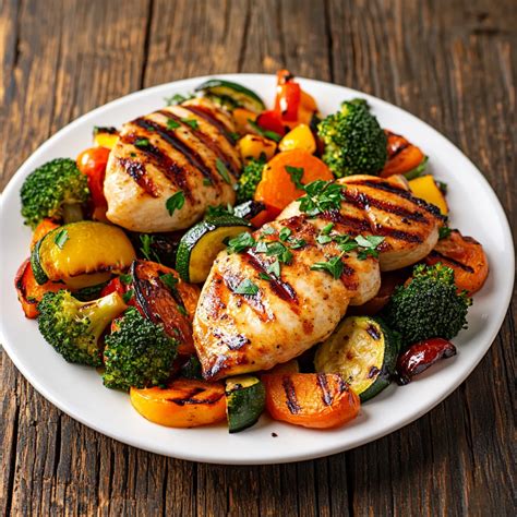 Healthy Grilled Chicken with Roasted Vegetables: Recipe, Tips, and ...