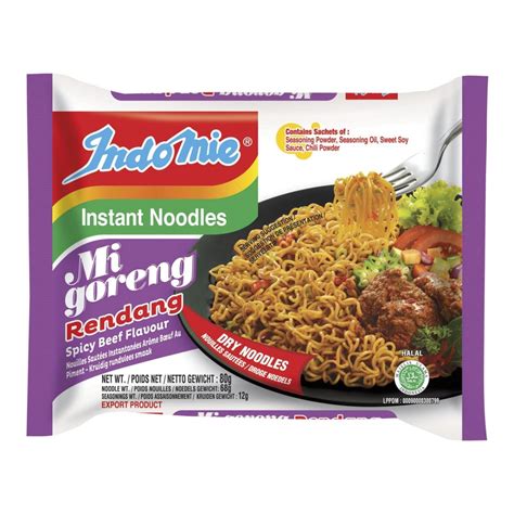 Indomie instant noodles mi goreng rendang 80gr