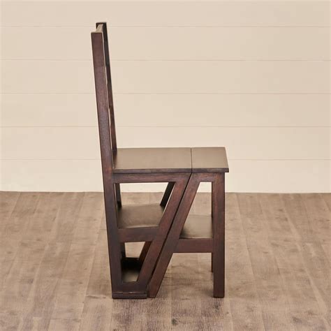 Buy Delta Mango Wood Convertible Ladder Chair - Brown from Home Centre ...